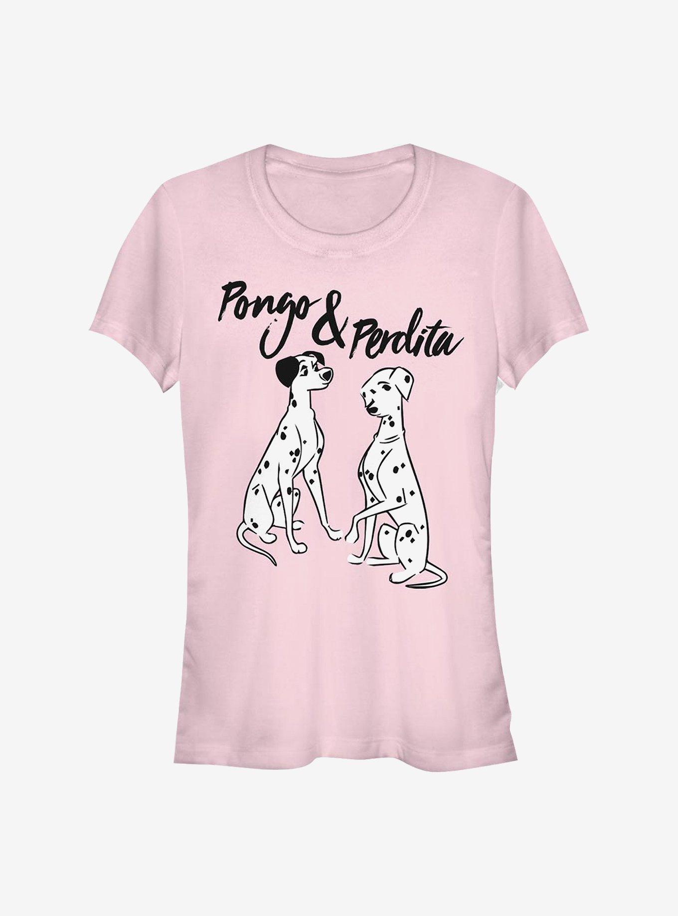 Disney 101 Dalmatians Pongo And Perdita Girls T-Shirt
