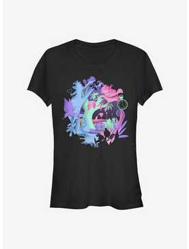 Disney Alice In Wonderland Chaos Wonderland Girls T-Shirt, BLACK, hi-res