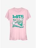 Disney Alice In Wonderland Late White Rabbit Girls T-Shirt, LIGHT PINK, hi-res