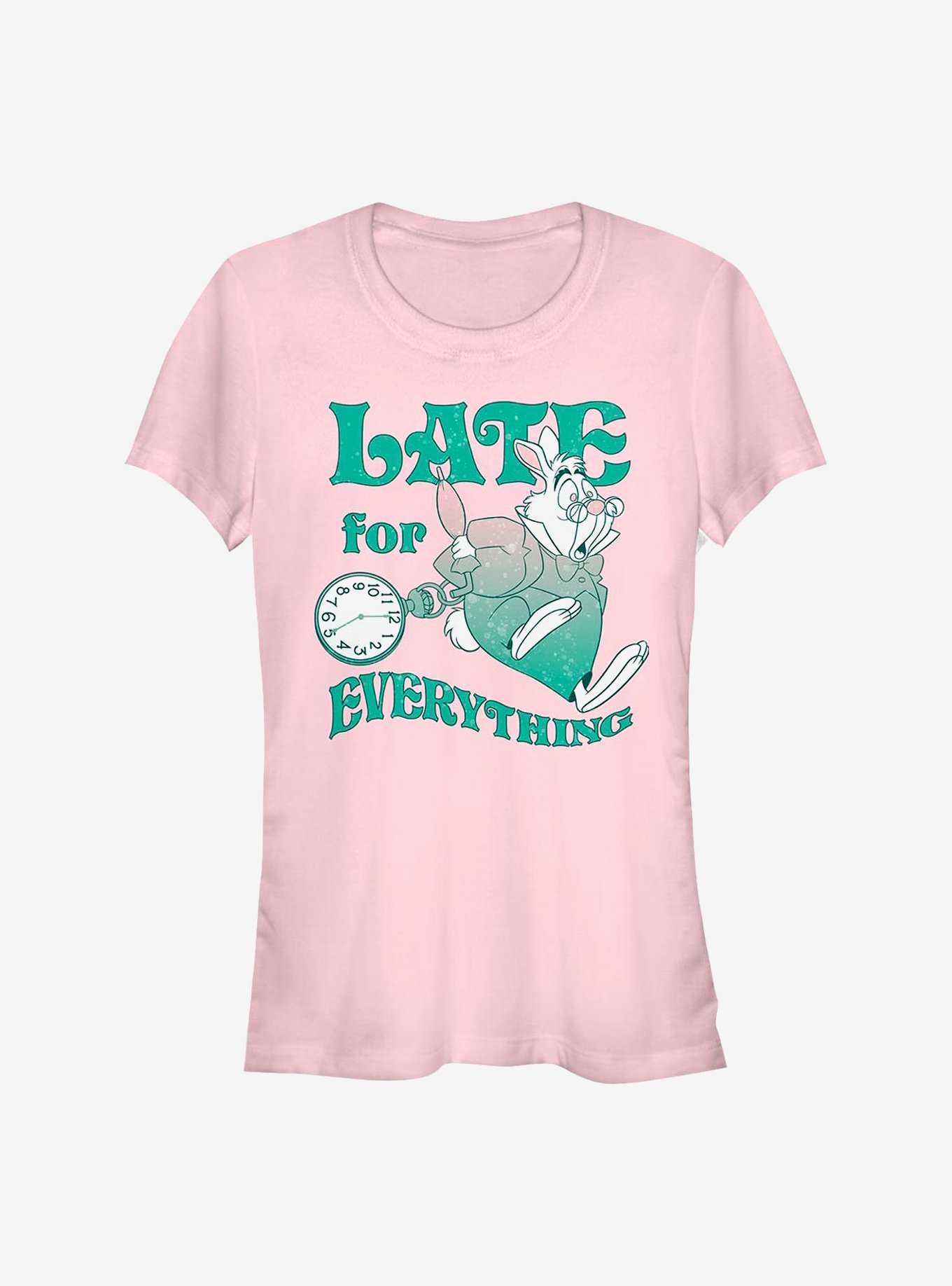 Disney Alice In Wonderland Late White Rabbit Girls T-Shirt, , hi-res