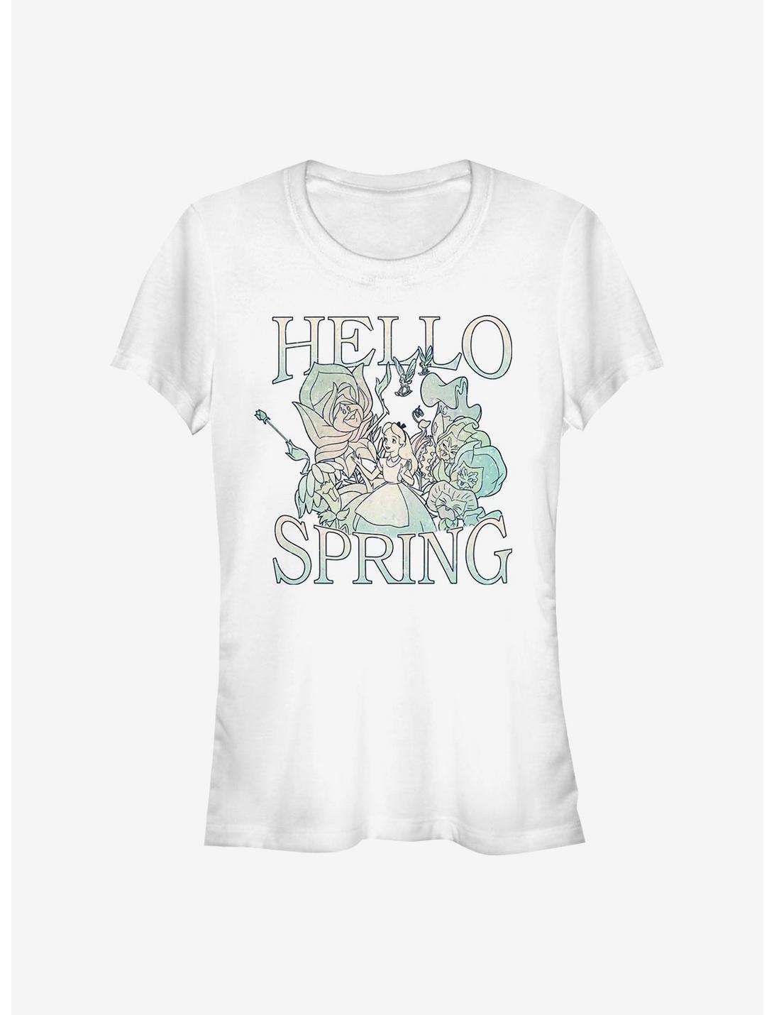 Disney Alice In Wonderland Spring Garden Alice Girls T-Shirt, WHITE, hi-res