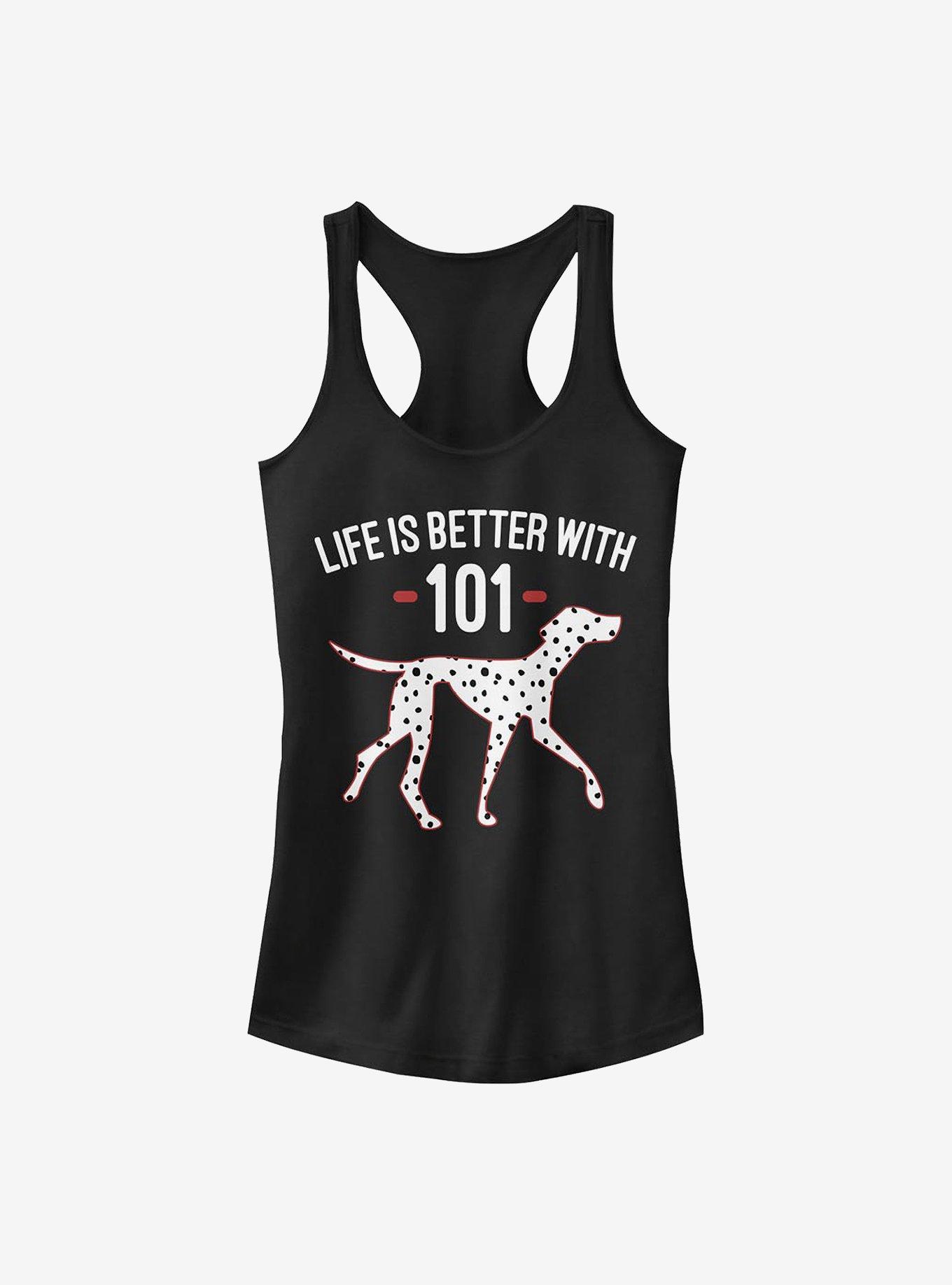 Disney 101 Dalmatians Better With Girls Tank, BLACK, hi-res