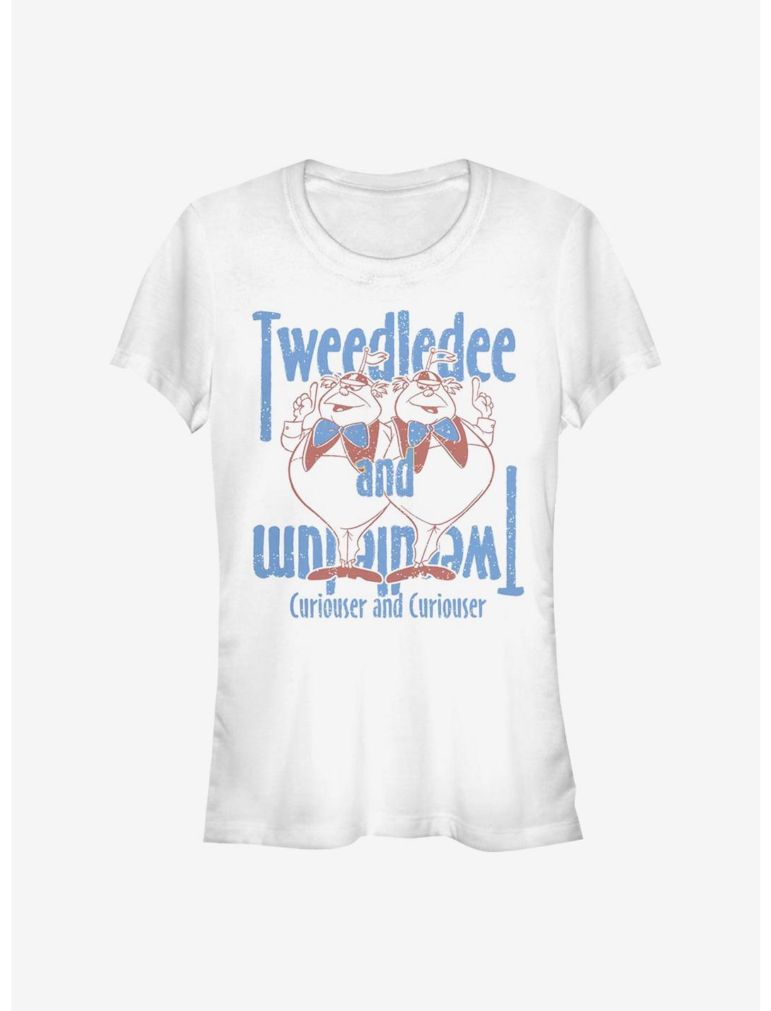 Disney Alice In Wonderland Tweedles Girls T-Shirt, WHITE, hi-res