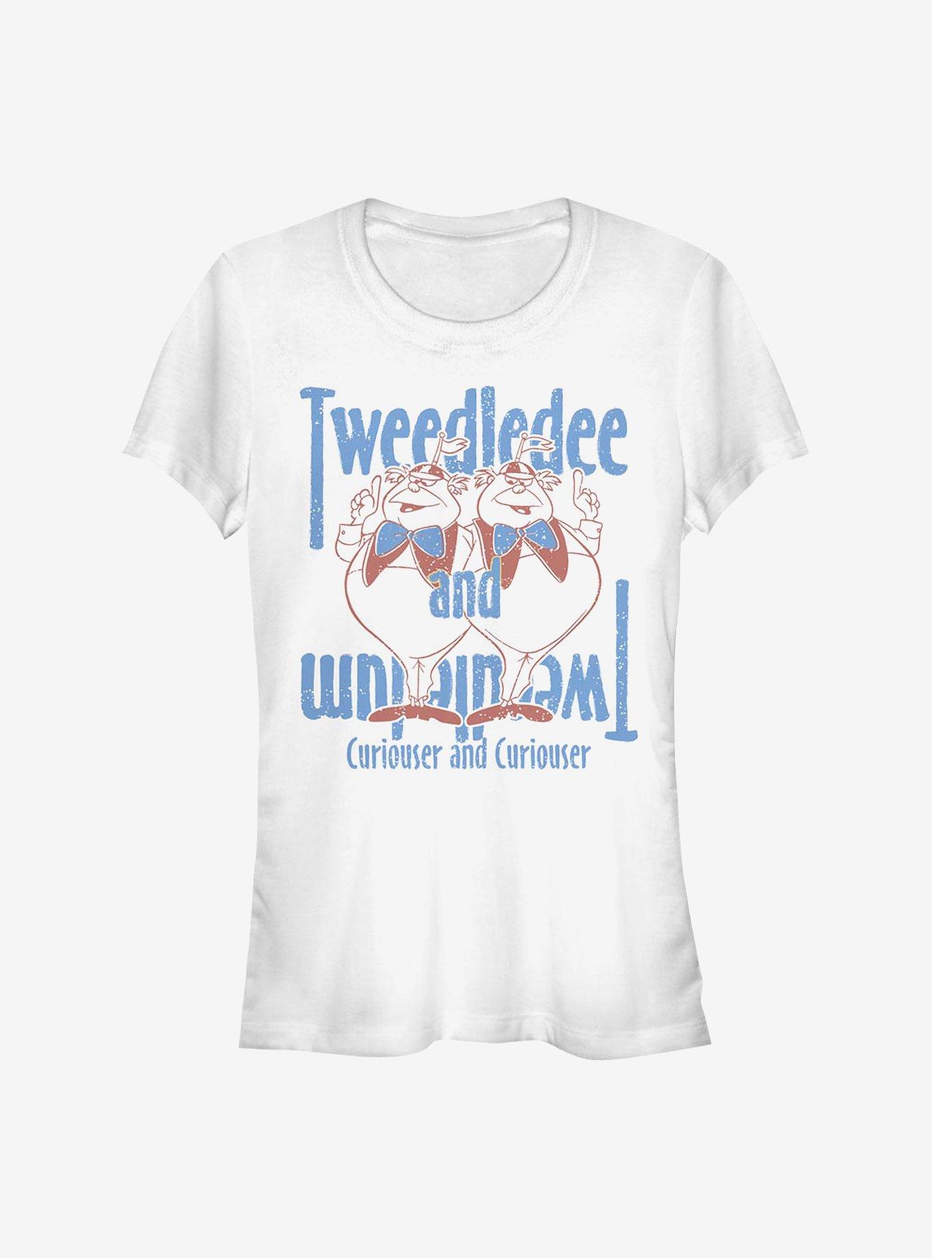 Disney Alice In Wonderland Tweedles Girls T-Shirt, WHITE, hi-res