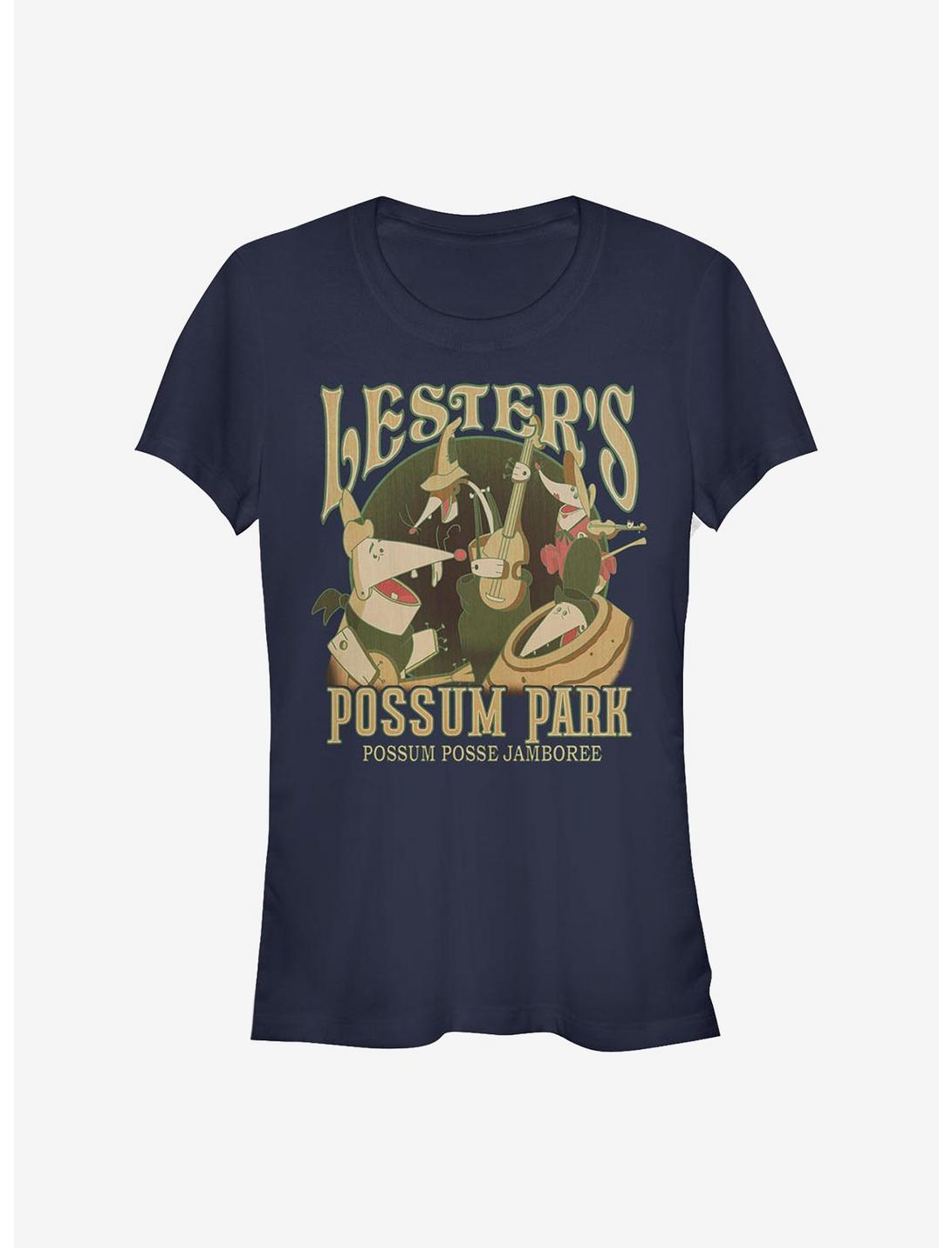 Disney A Goofy Movie Lesters Possum Park Girls T-Shirt, NAVY, hi-res