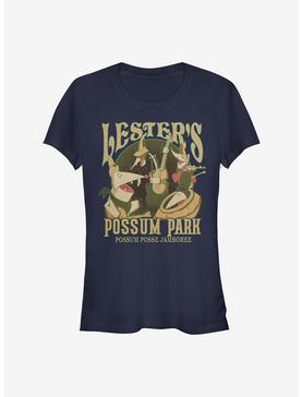 Disney A Goofy Movie Lesters Possum Park Girls T-Shirt, NAVY, hi-res