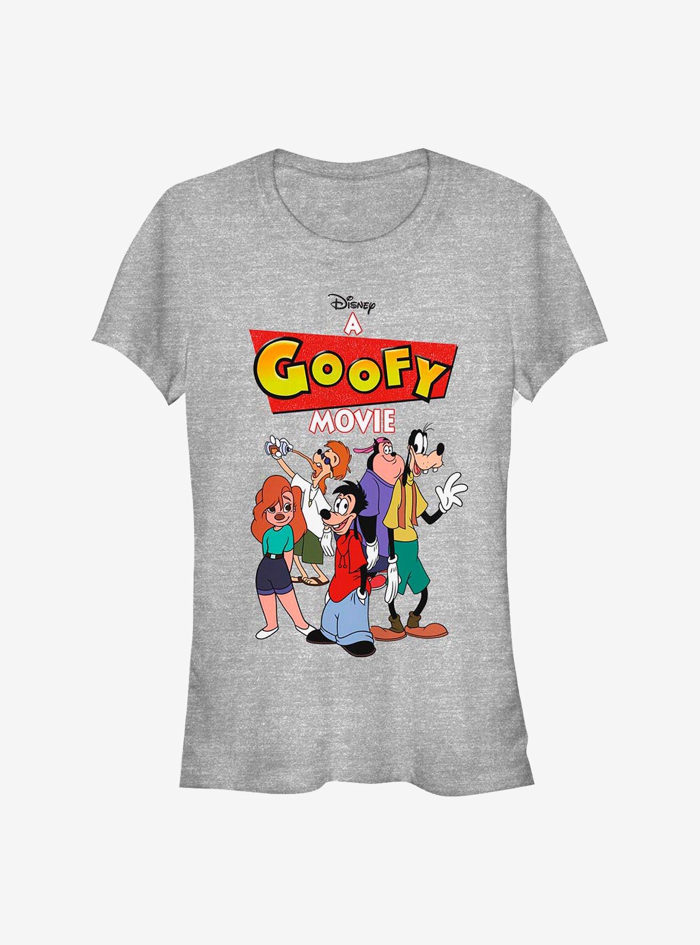 Disney A Goofy Movie Logo Group Girls T-Shirt, ATH HTR, hi-res