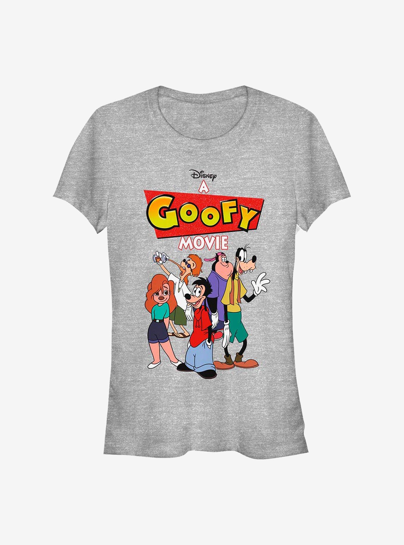 Disney A Goofy Movie Logo Group Girls T-Shirt, ATH HTR, hi-res