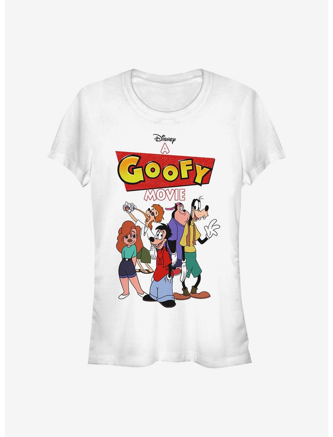 Disney A Goofy Movie Logo Group Girls T-Shirt, WHITE, hi-res