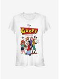 Disney A Goofy Movie Logo Group Girls T-Shirt, WHITE, hi-res