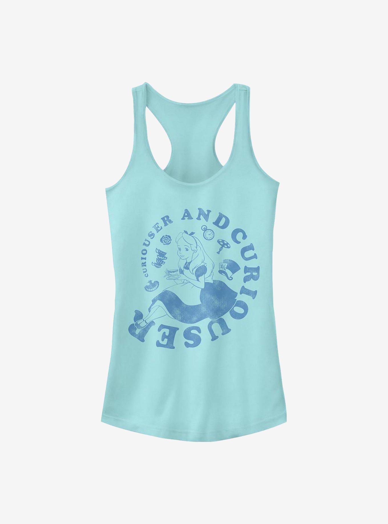 Disney Alice In Wonderland Alice Curiouser And Curiouser Girls Tank