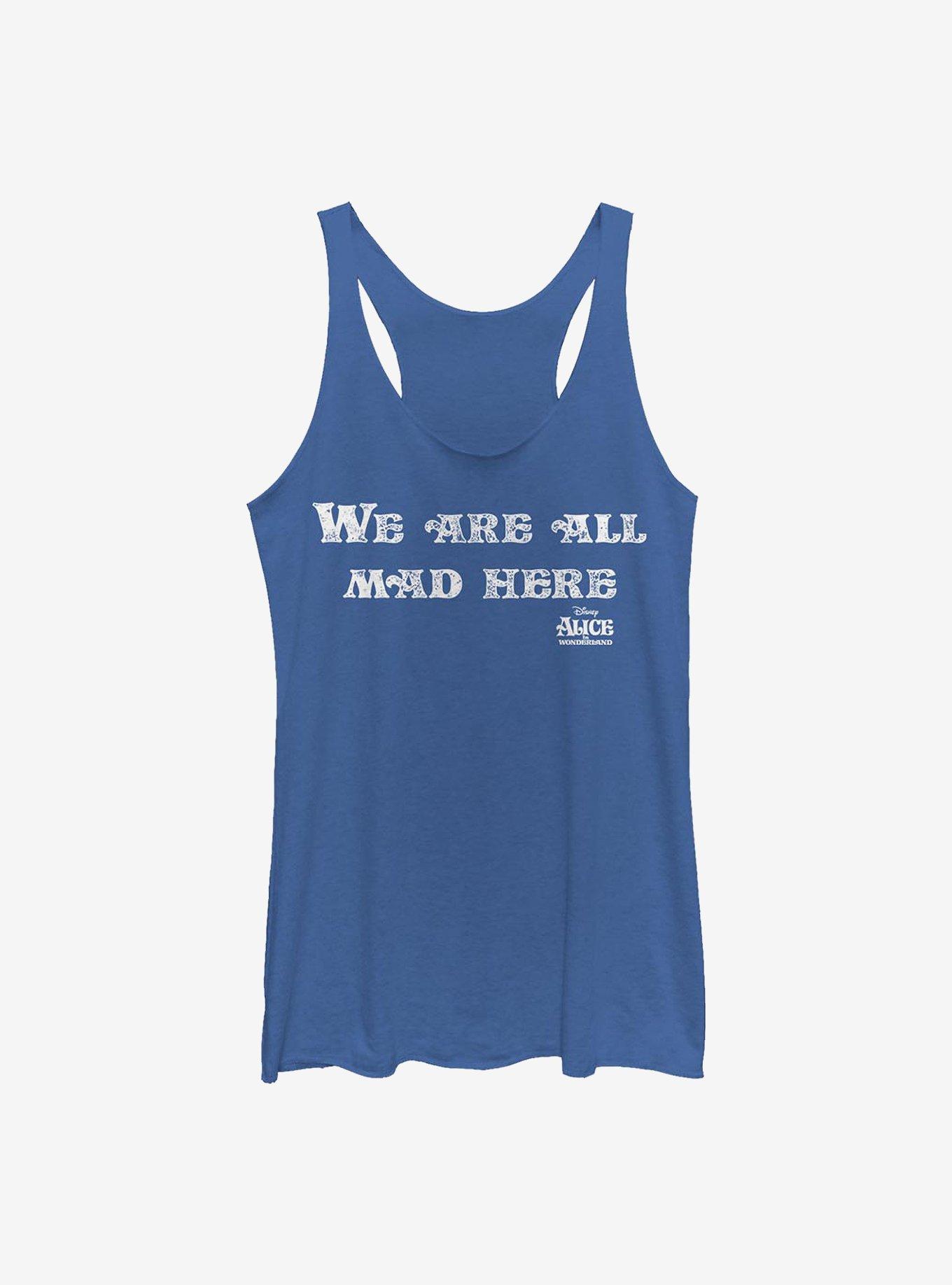 Disney Alice In Wonderland All Mad Here Girls Tank, ROY HTR, hi-res