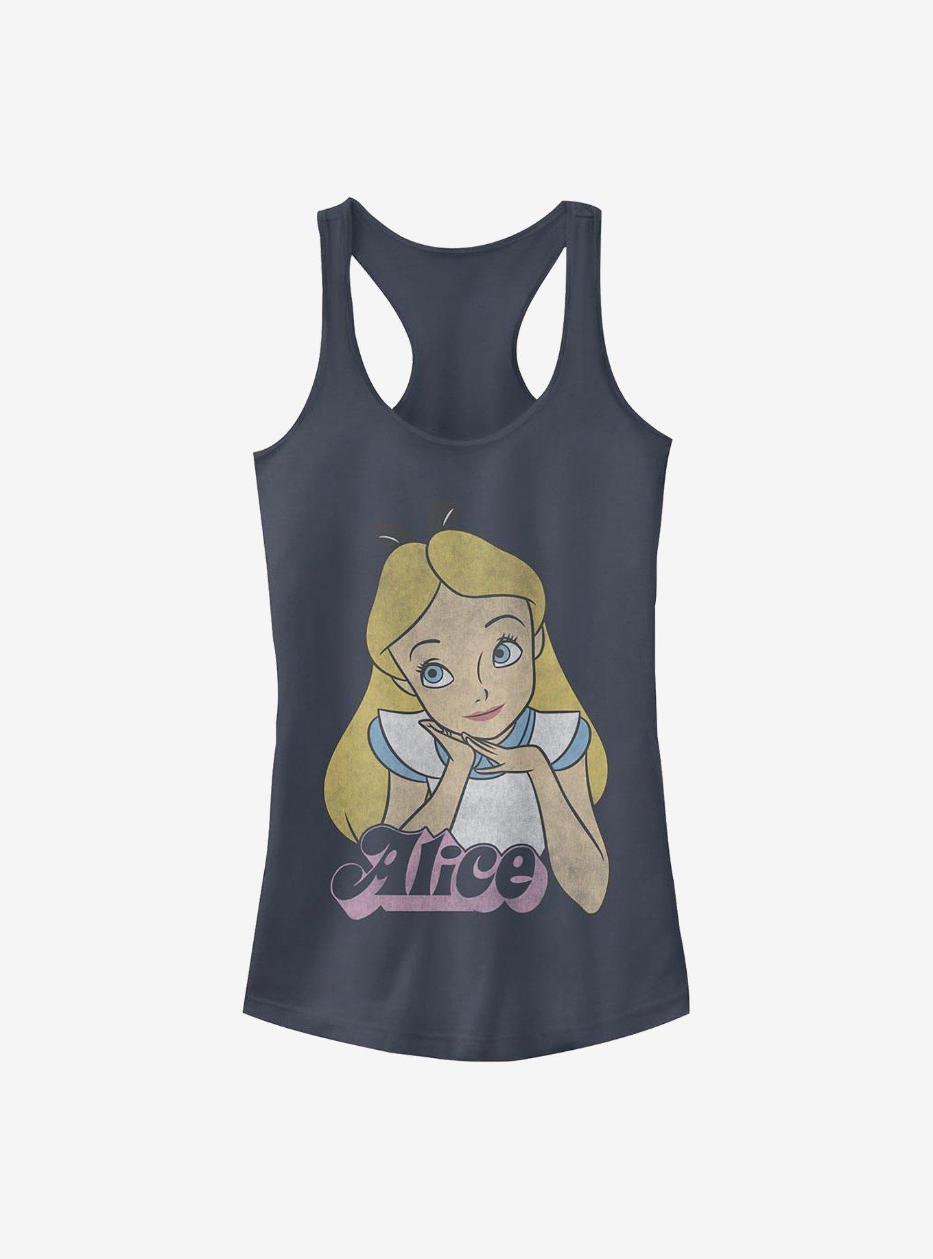Disney Alice In Wonderland Big Alice Girls Tank, INDIGO, hi-res