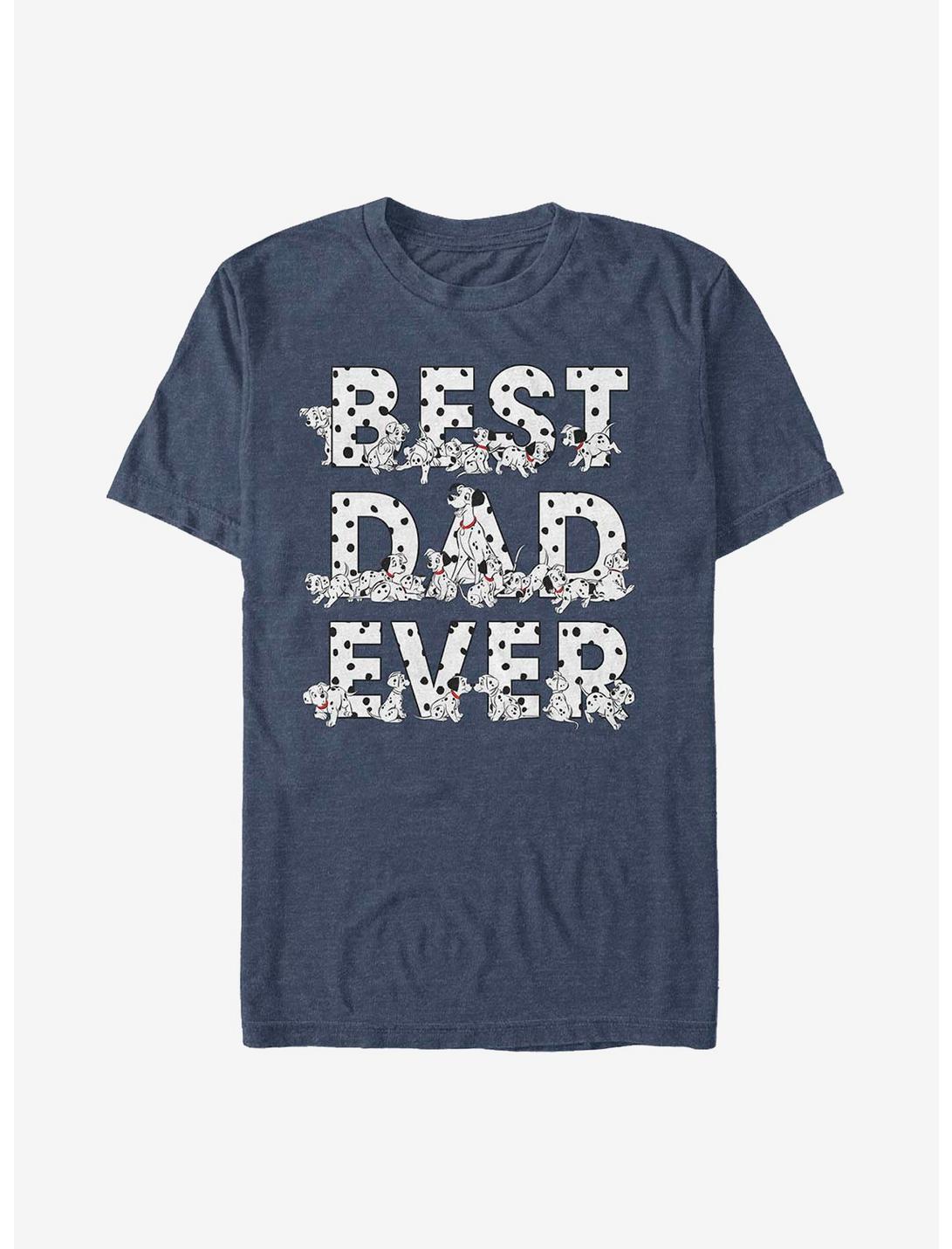 Disney 101 Dalmatians Pongo Best Dad Ever T-Shirt, NAVY HTR, hi-res