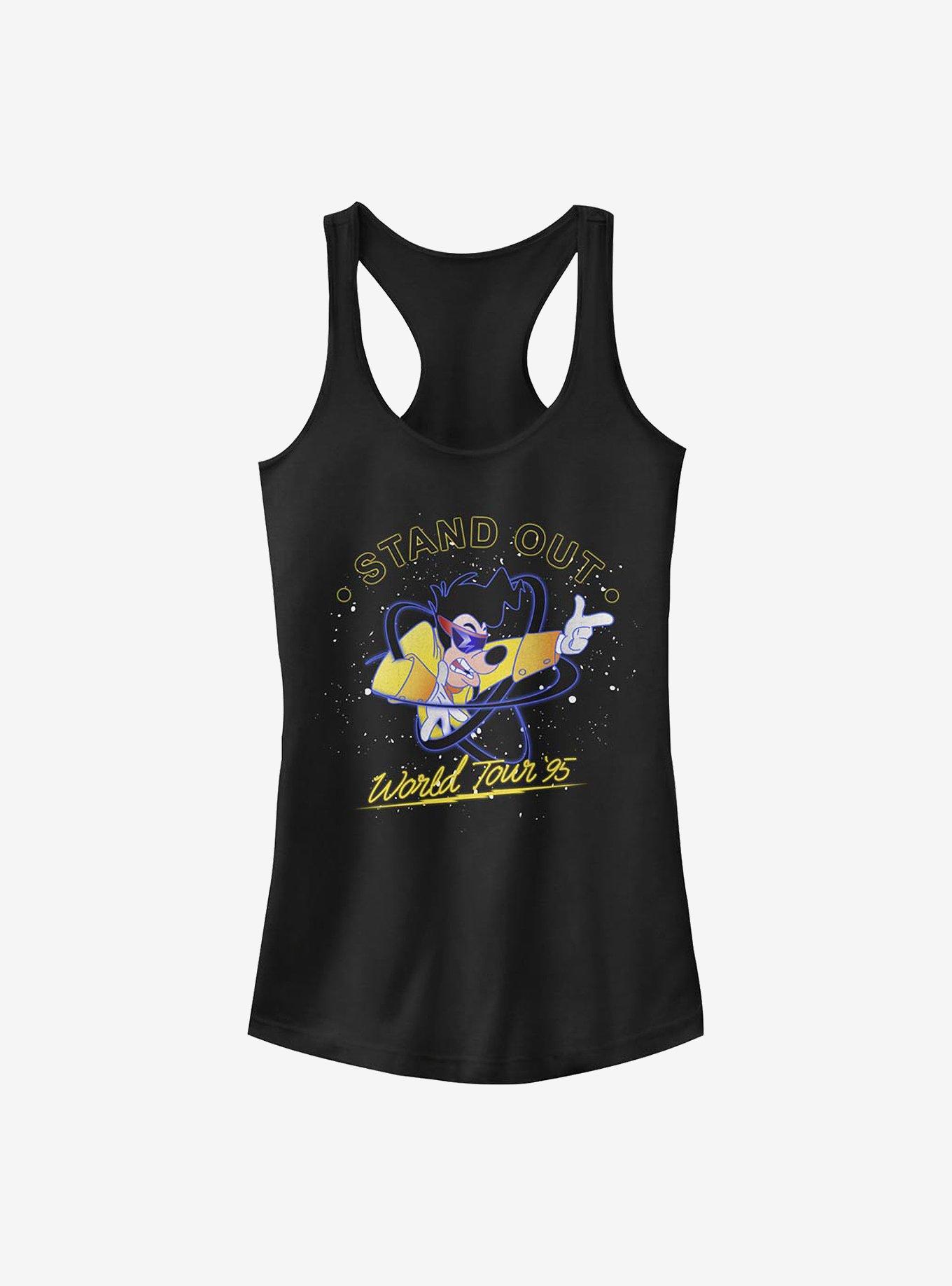 Disney A Goofy Movie Above The Crowd Girls Tank, BLACK, hi-res