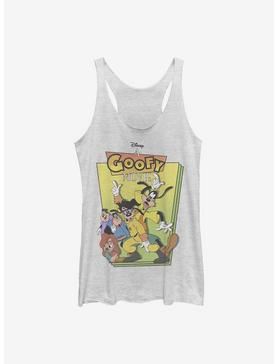 Disney A Goofy Movie Goof Cover Girls Tank, WHITE HTR, hi-res