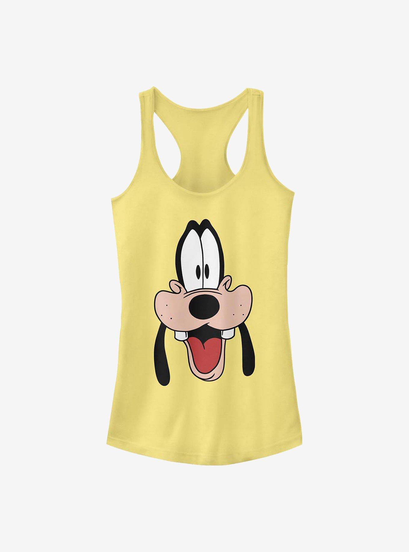 Disney A Goofy Movie Goofy Dad Big Face Girls Tank, BANANA, hi-res