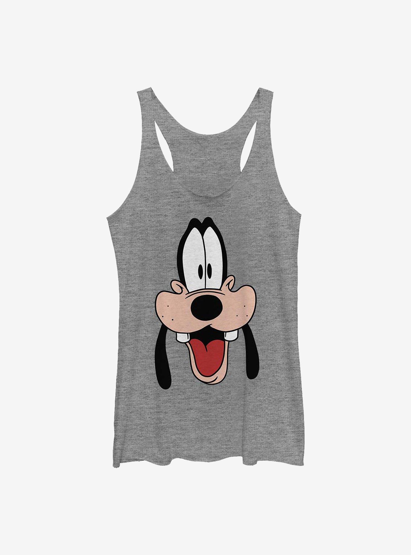 Disney A Goofy Movie Goofy Dad Big Face Girls Tank, GRAY HTR, hi-res