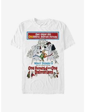 Disney 101 Dalmatians Vintage Poster T-Shirt, WHITE, hi-res
