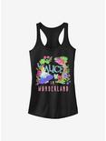 Disney Alice In Wonderland Neon Alice Girls Tank, BLACK, hi-res