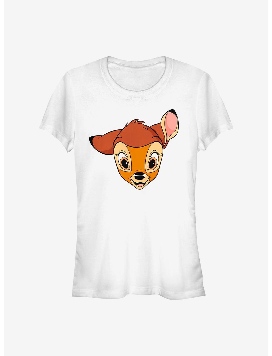Disney Bambi Big Face Girls T-Shirt, WHITE, hi-res