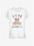 Disney Bambi Love Girls T-Shirt, WHITE, hi-res