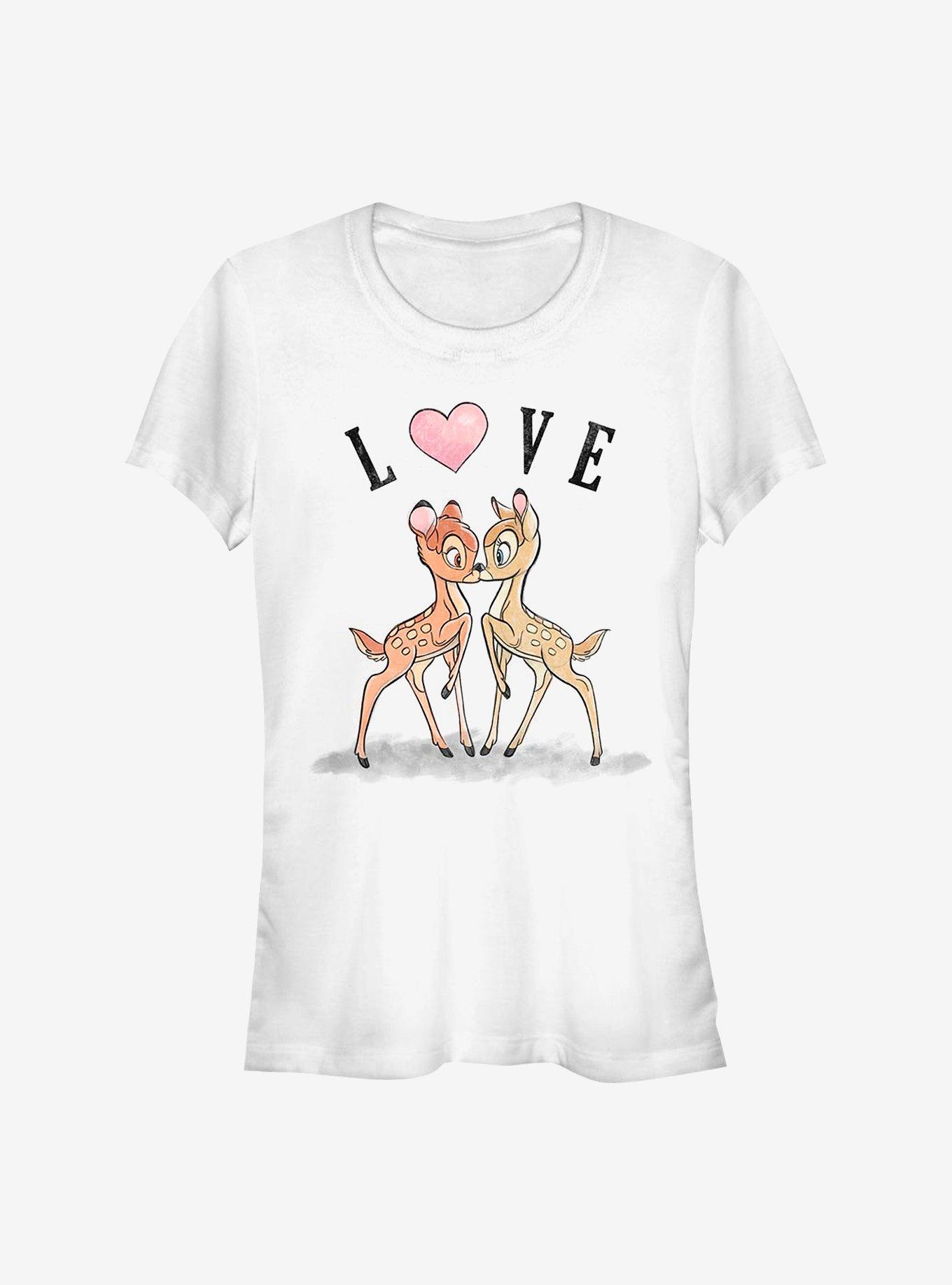 Disney Bambi Love Girls T-Shirt, WHITE, hi-res