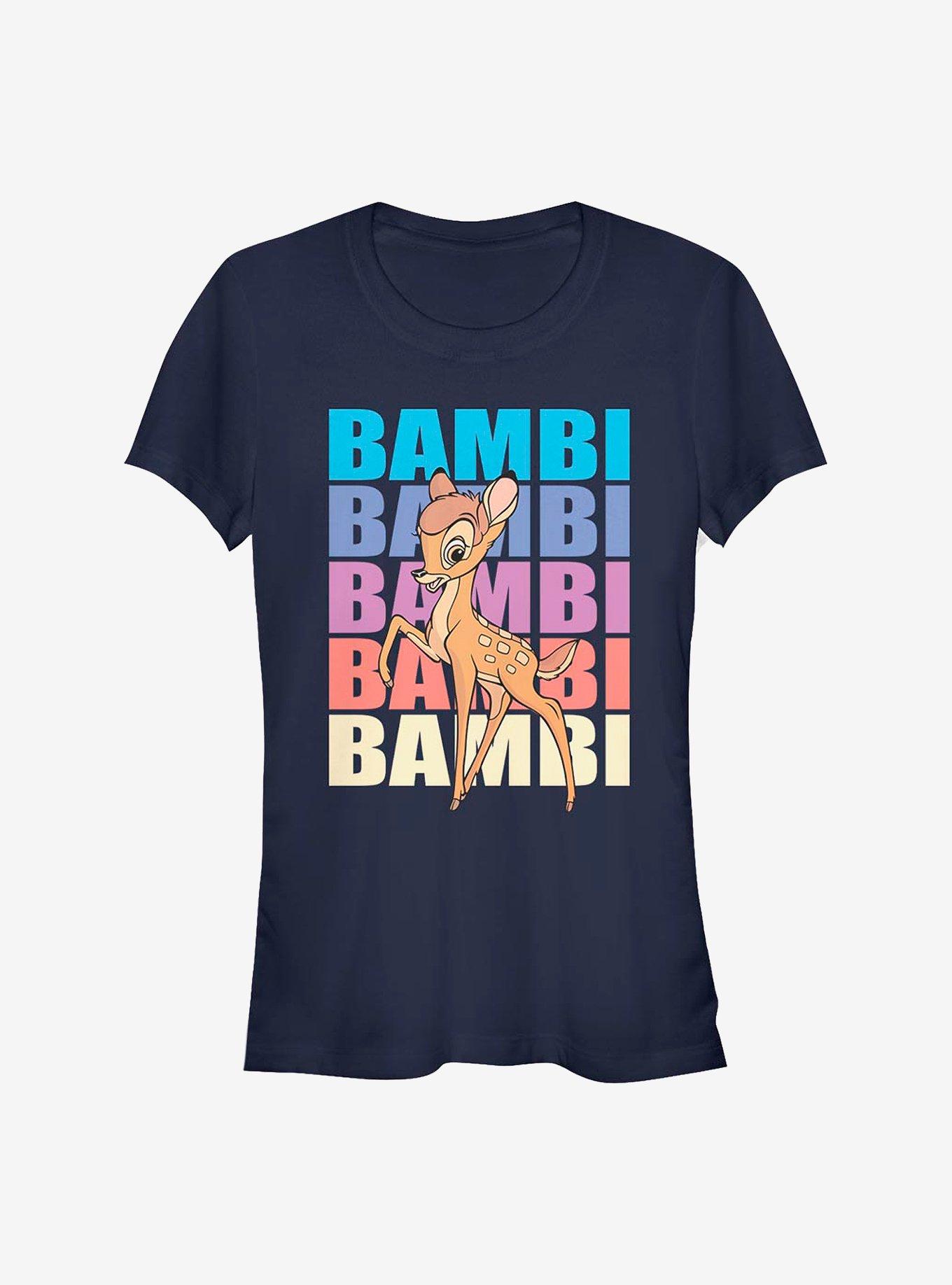 Disney Bambi Name Stacked Girls T-Shirt, , hi-res