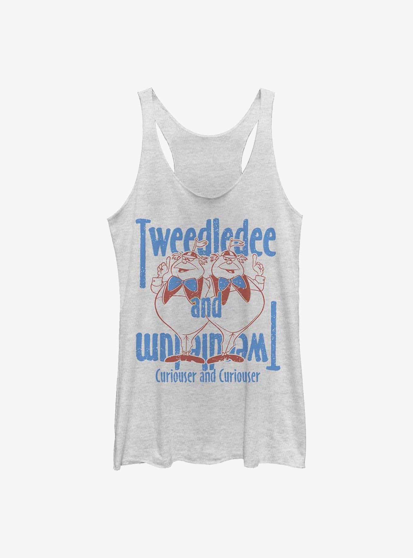 Disney Alice In Wonderland Tweedles Girls Tank, WHITE HTR, hi-res