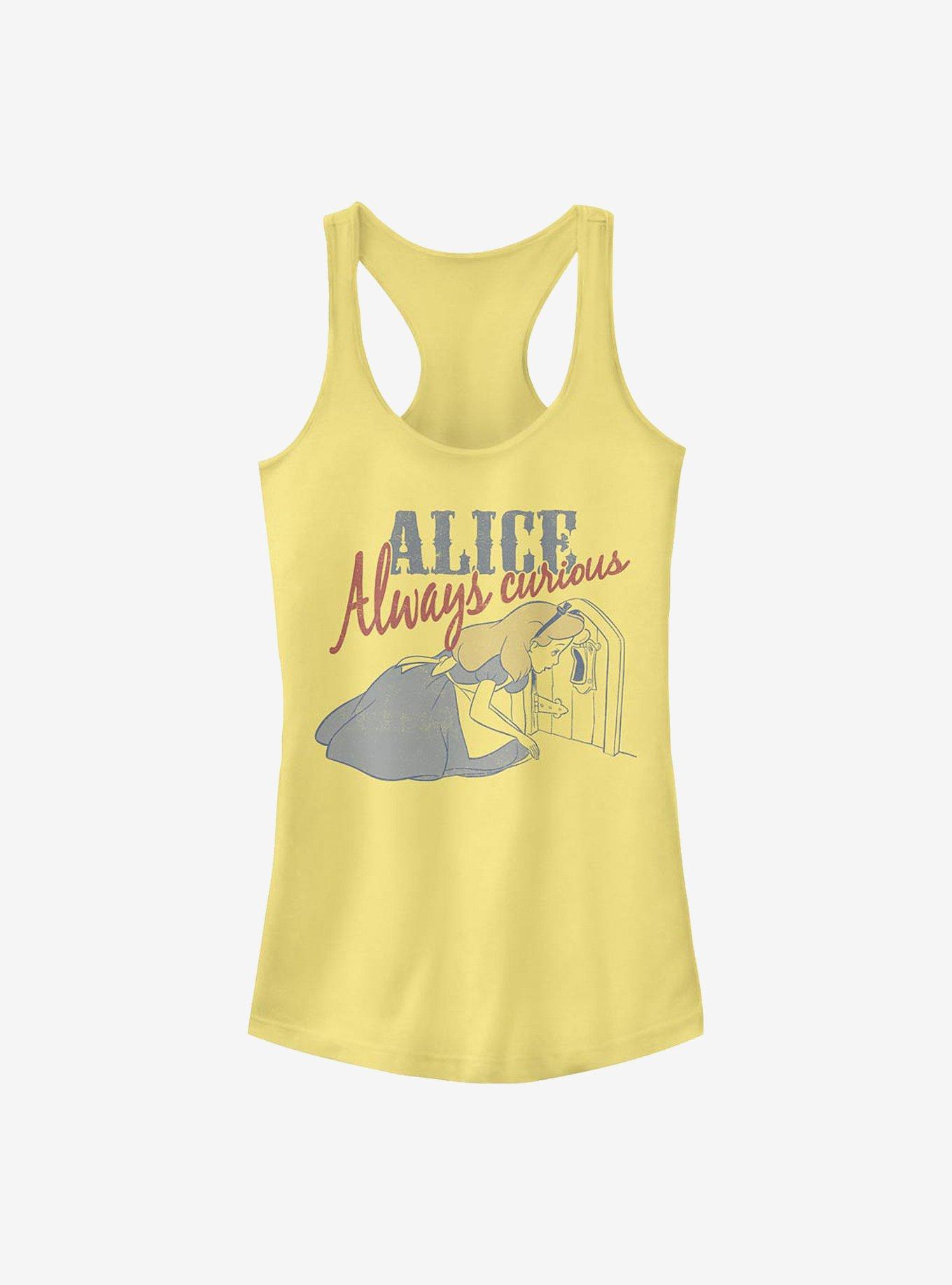 Disney Alice In Wonderland Vintage Alice Girls Tank, BANANA, hi-res