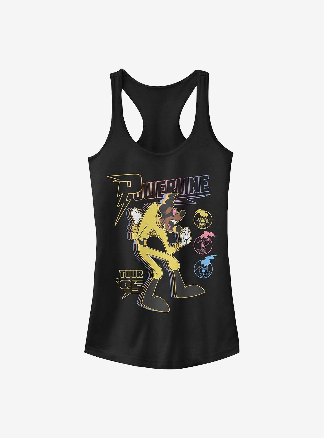 Disney A Goofy Movie Powerline Tour Girls Tank, BLACK, hi-res