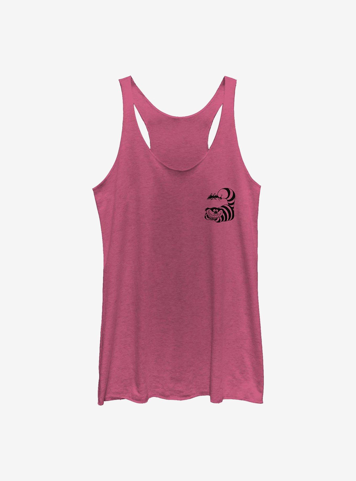 Disney Alice In Wonderland Vintage Line Cheshire Girls Tank, PINK HTR, hi-res