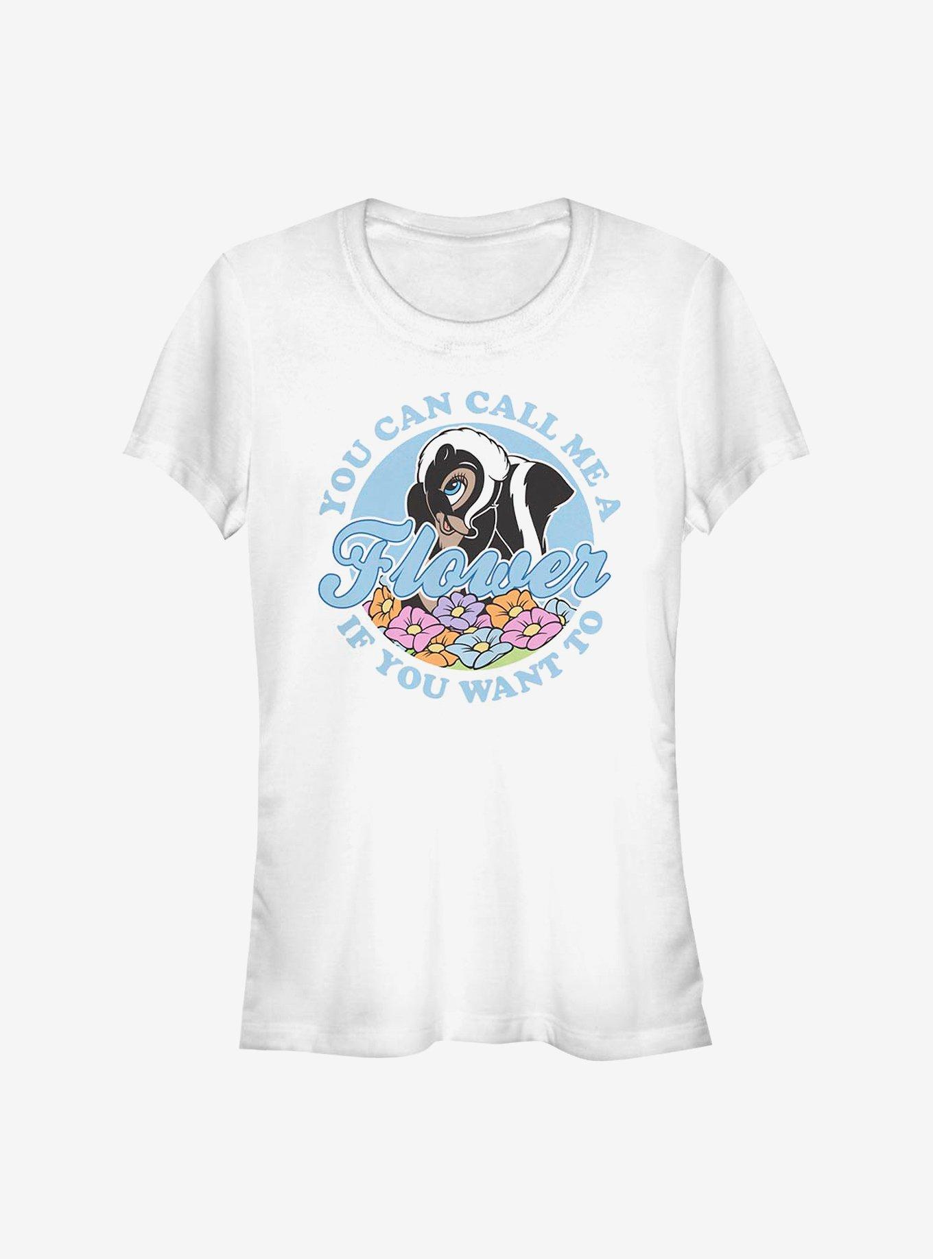 Disney Bambi Call Me A Flower Girls T-Shirt, WHITE, hi-res