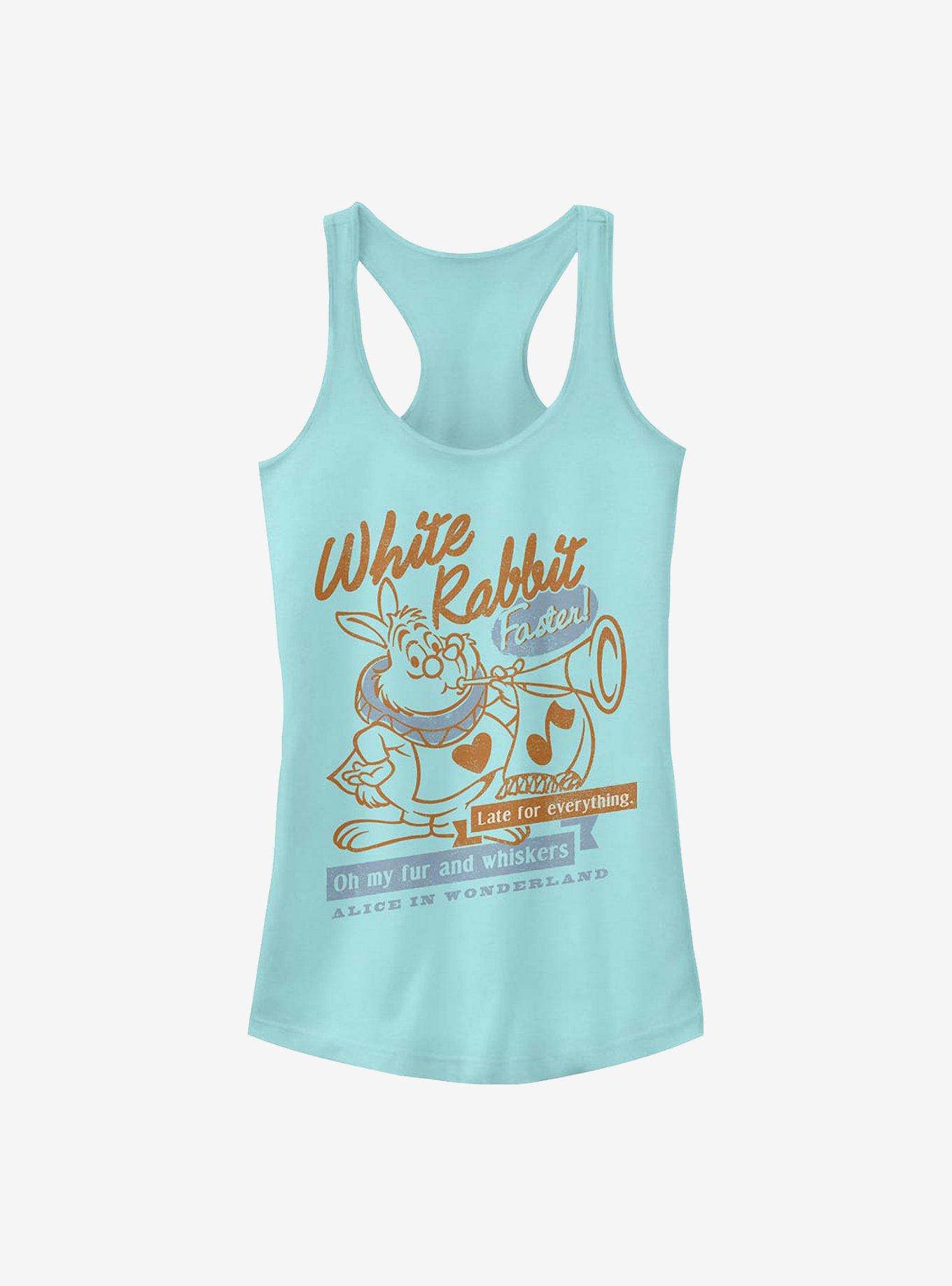 Disney Alice In Wonderland Girls Tank Rabbit Girls Tank, CANCUN, hi-res