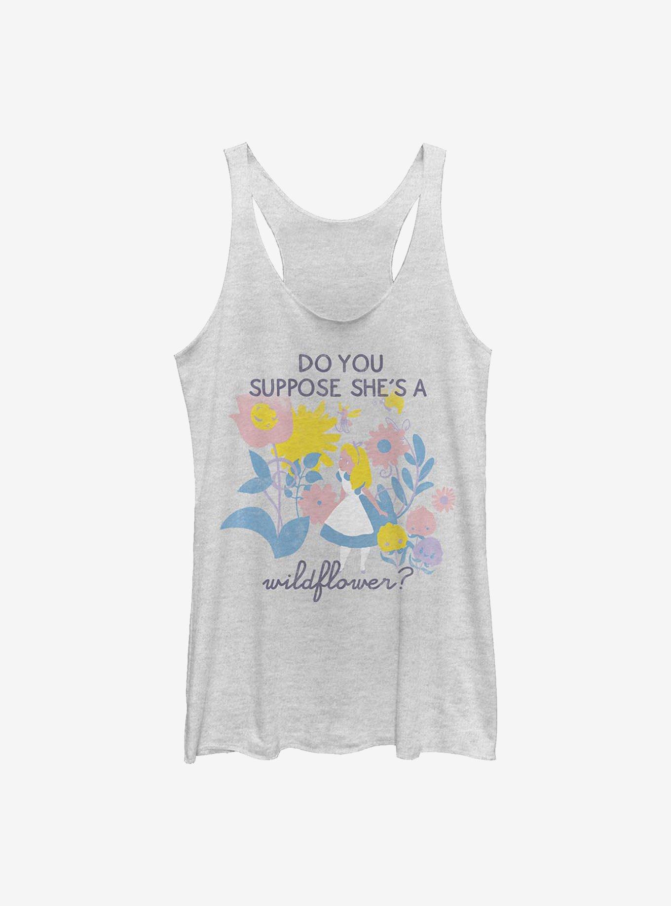 Disney Alice Wonderland Wildflower Girls Tank