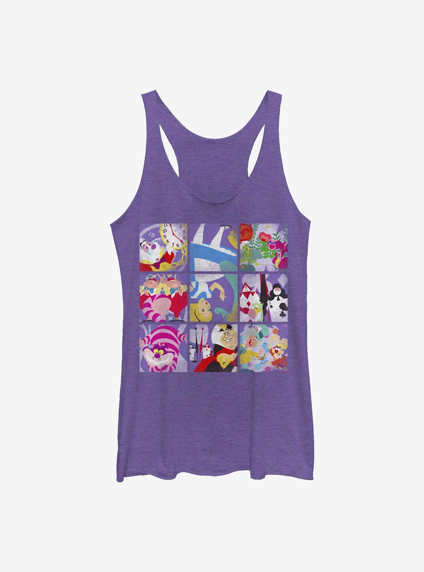 Disney Alice In Wonderland Wonder Art Blocks Girls Tank, , hi-res