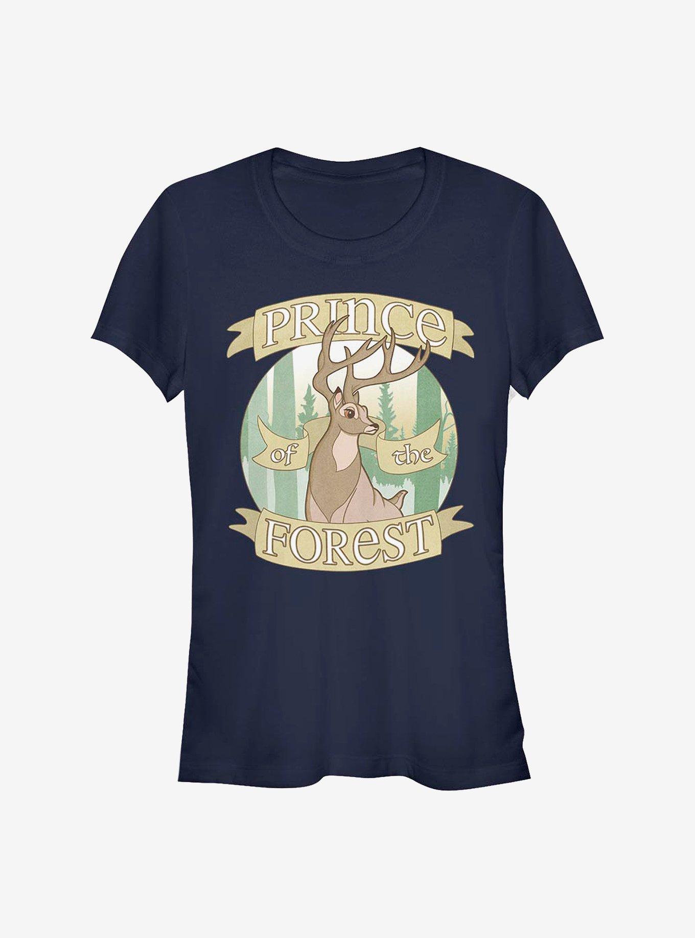 Disney Bambi Forest Prince Girls T-Shirt, NAVY, hi-res