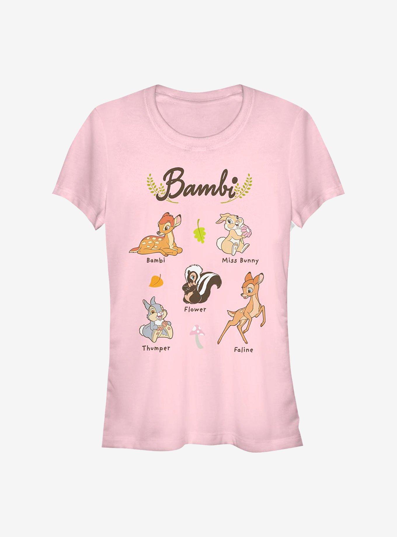 Disney Bambi Textbook Girls T-Shirt, LIGHT PINK, hi-res