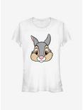 Disney Bambi Thumper Big Face Girls T-Shirt, WHITE, hi-res