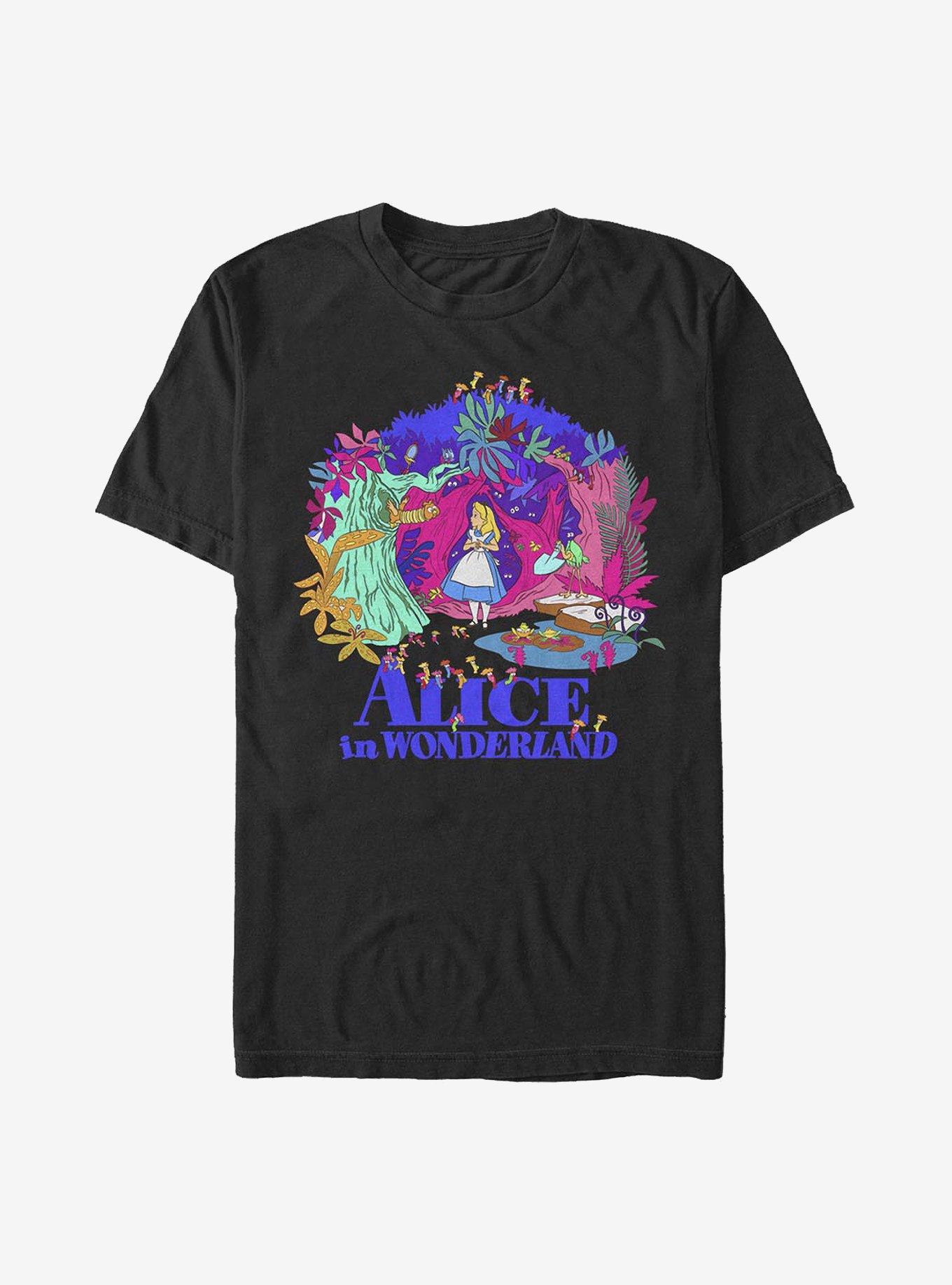 Disney Alice In Wonderland Full Of Wonder T-Shirt - BLACK | Hot Topic