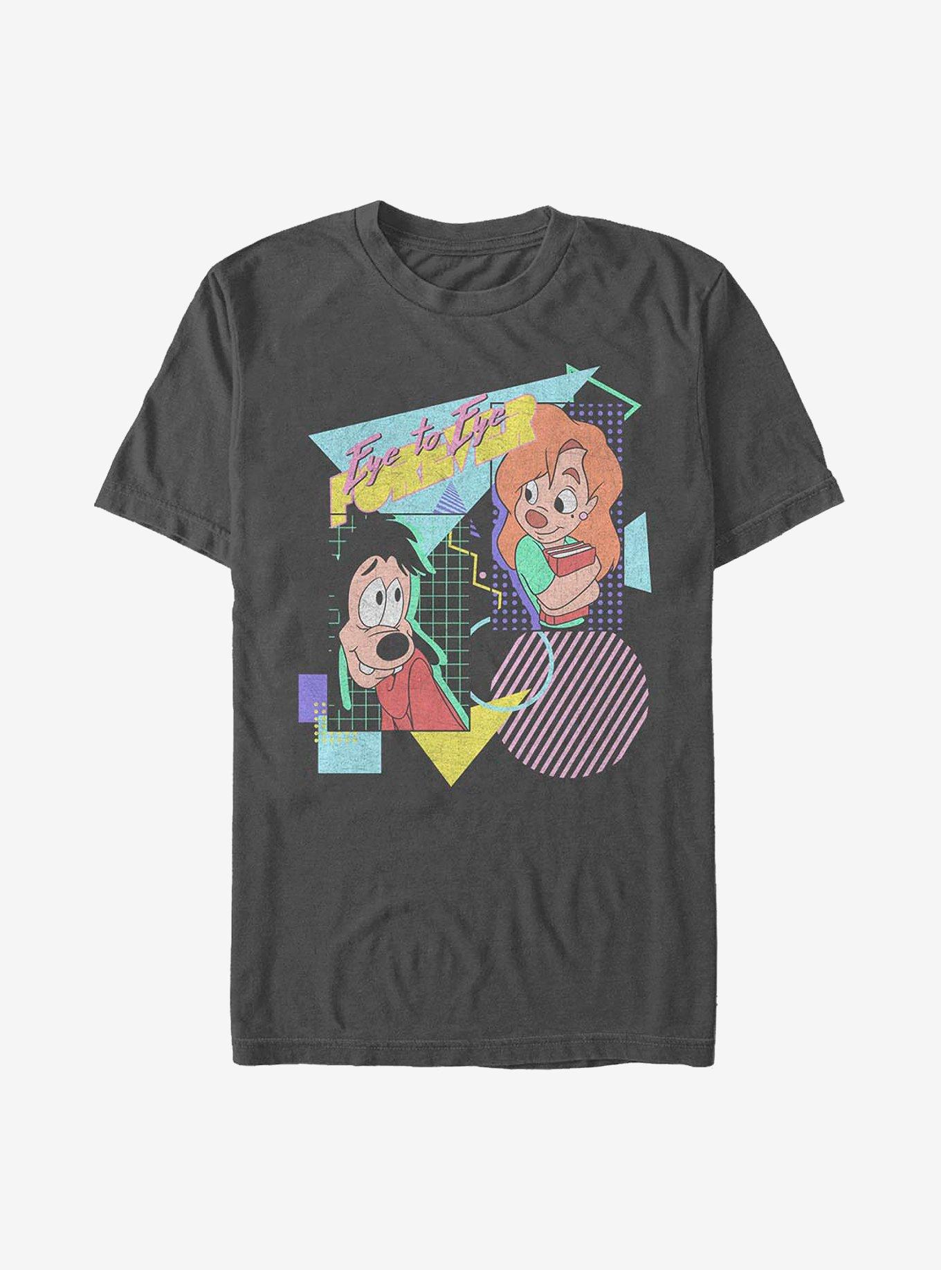 Disney A Goofy Movie Eye To Eye 80's T-Shirt, CHARCOAL, hi-res