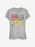Disney Dumbo Comic Panel Girls T-Shirt, ATH HTR, hi-res