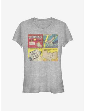 Disney Dumbo Comic Panel Girls T-Shirt, ATH HTR, hi-res
