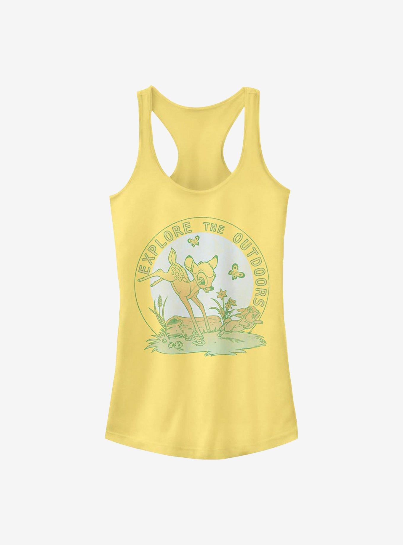 Disney Bambi Explore With Bambi Girls Tank, BANANA, hi-res