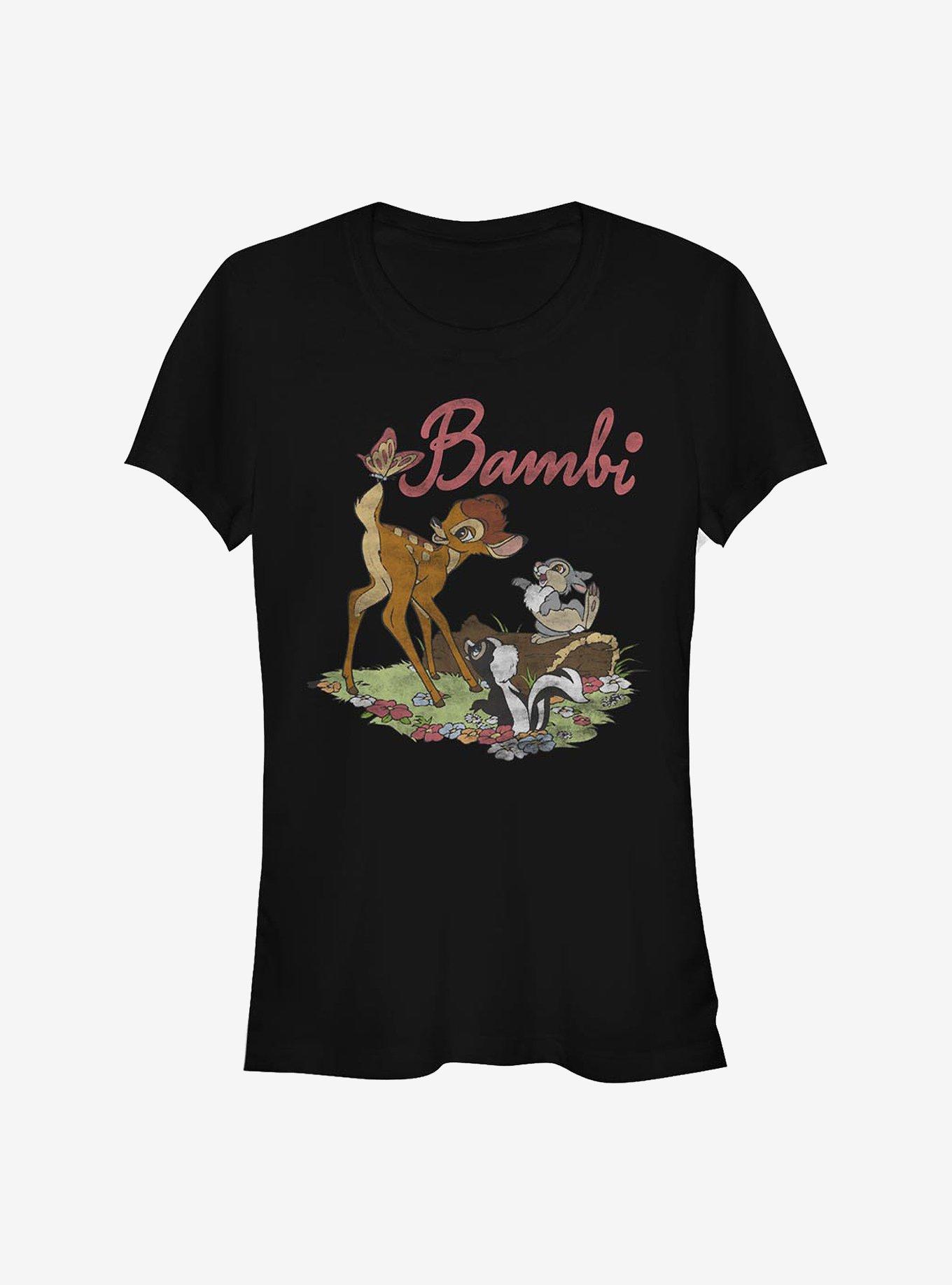 Disney Bambi Group Girls T-Shirt, BLACK, hi-res