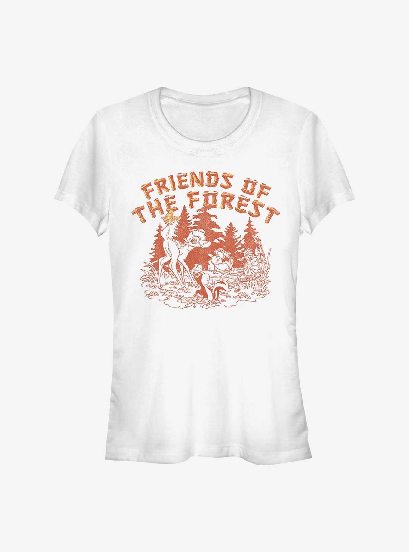 Disney Bambi Friends Of The Forest Girls T-Shirt, WHITE, hi-res