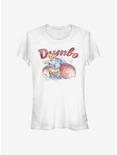 Disney Dumbo Watercolor Girls T-Shirt, WHITE, hi-res