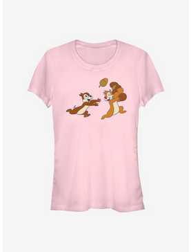Disney Chip N' Dale Acorn Big Characters Girls T-Shirt, , hi-res