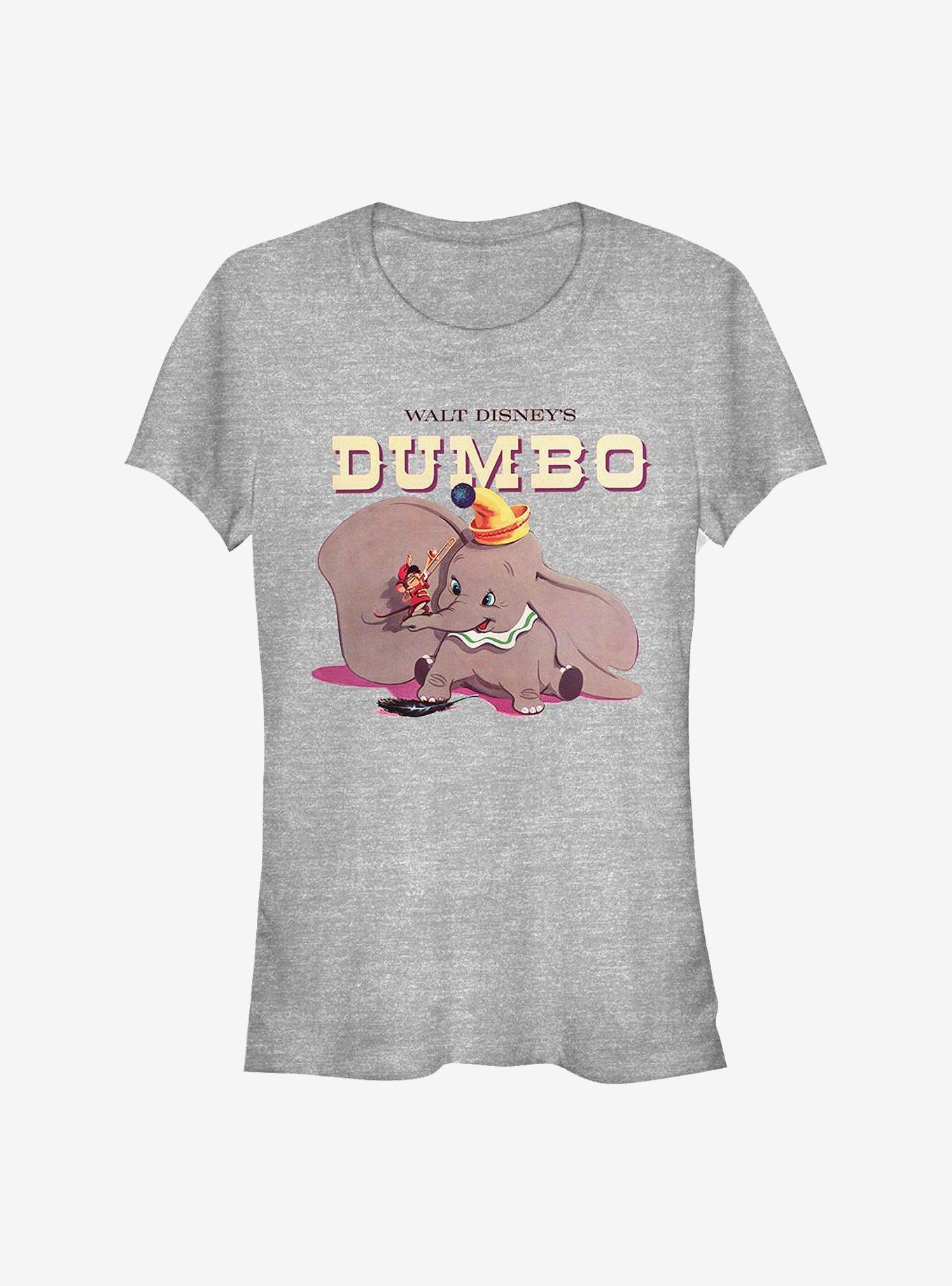 Disney Dumbo Classic Dumbo Girls T-Shirt, ATH HTR, hi-res