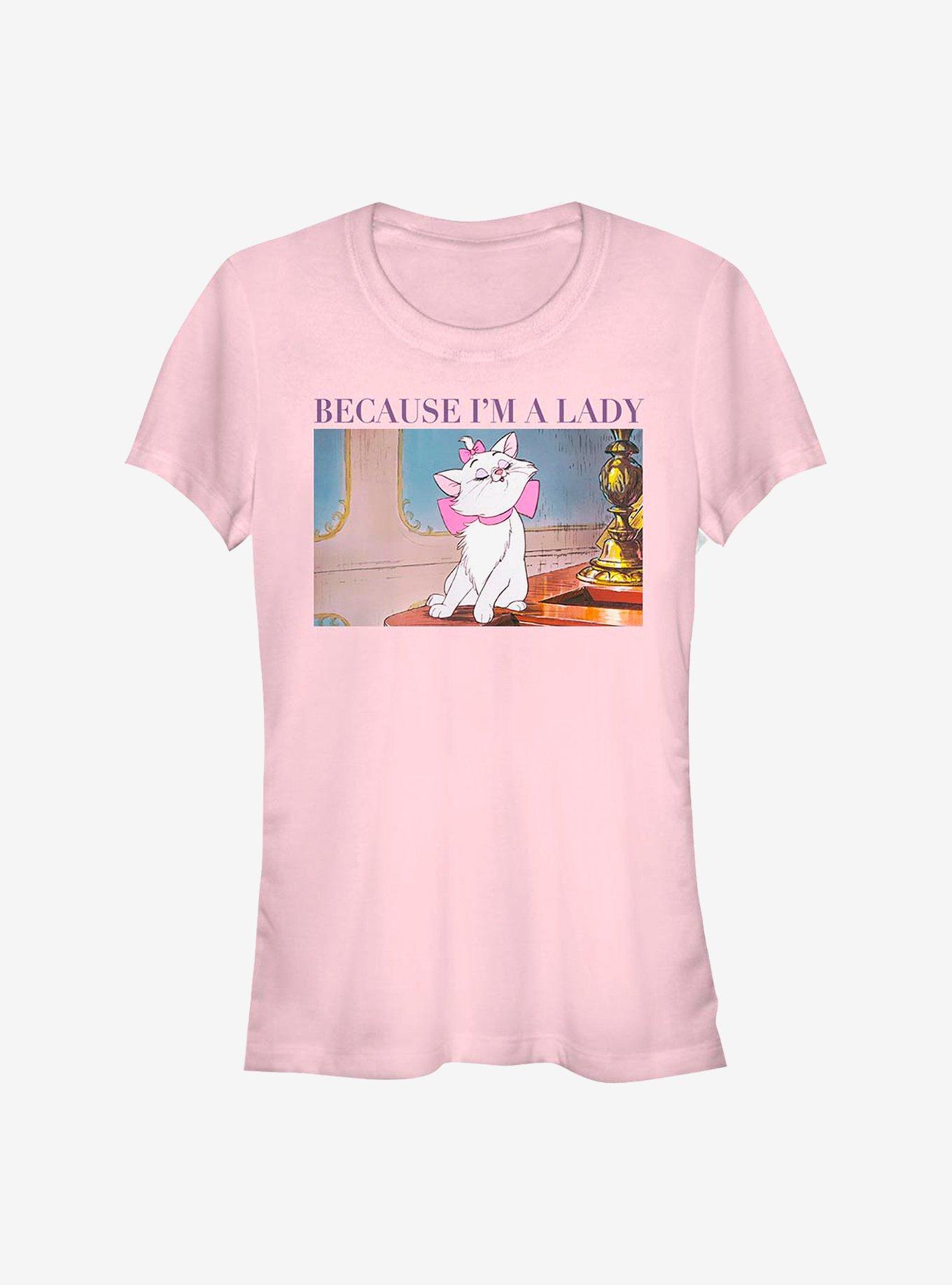 Disney The Aristocats Lady Still Girls T-Shirt, LIGHT PINK, hi-res